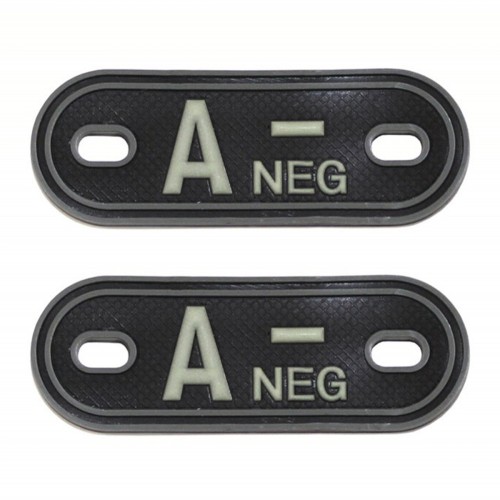 MFH Blutgruppenmarken aus Gummi